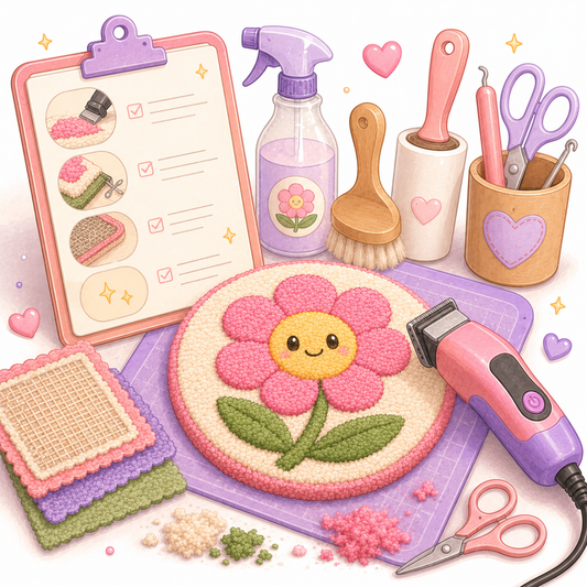 Rug Carving & Finishing Notes