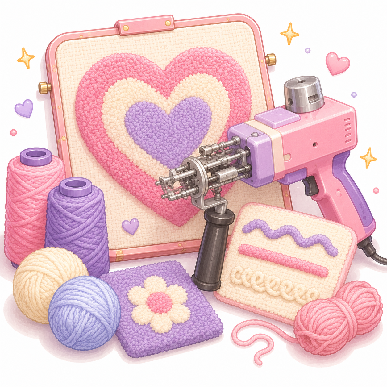 Tufting Gun Practice Pack